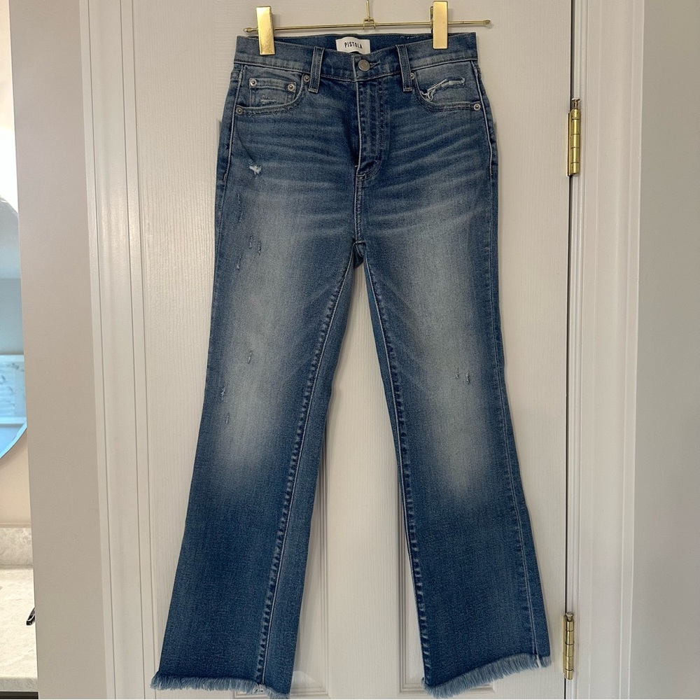 NEW Pistola Lennon Distressed Denim